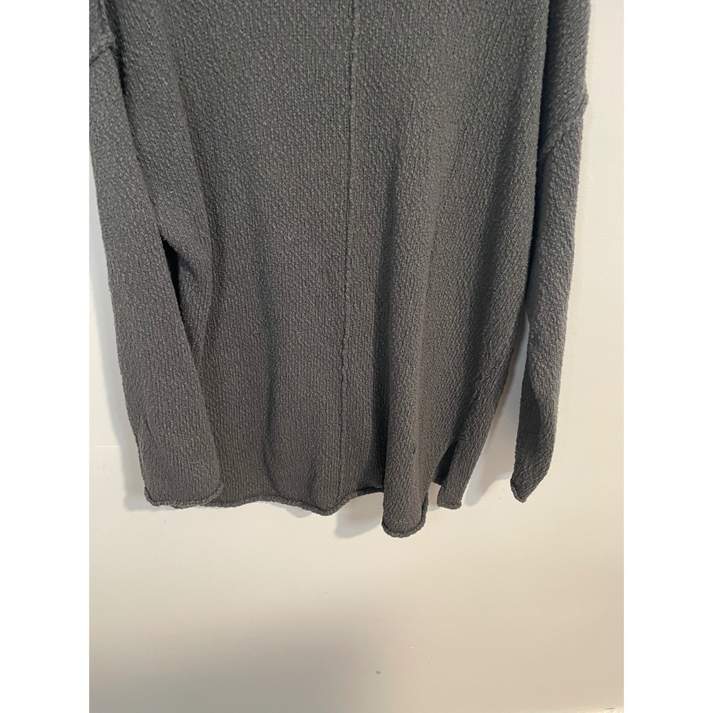 Aerie Oversized Voop Sweater in Gray Size Large Loungewear Casual Knit Cozy‎ - Picture 8 of 11